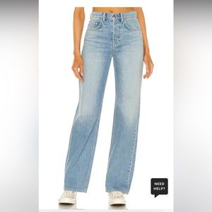 GRLFRND Brooklyn High Rise loose Straight Size 27